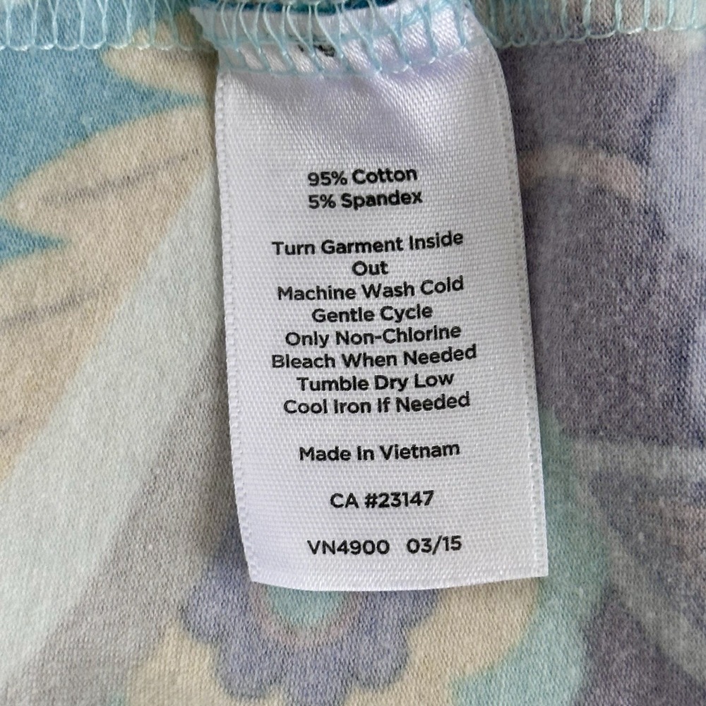Talbots Women's L Multicolor Floral Knit Lightweight Soft Pullover Long Sleeves - Picture 8 of 9